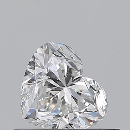 0.5 carat E-VVS1 Natūralus Heart Deimantas (1)