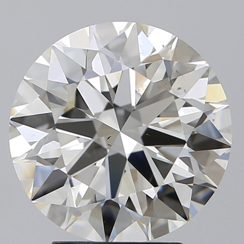 4.03 carat I-SI1 Excellent cut Natūralus Round Deimantas (1)