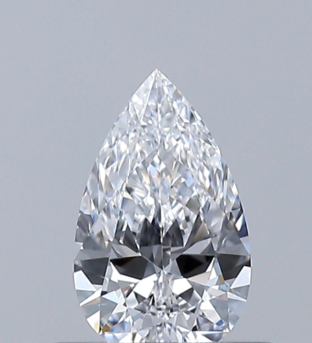 0.4 carat D-VVS2 Natūralus Pear Deimantas (1)