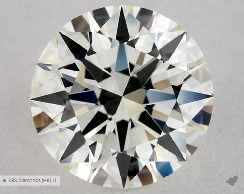 1.0 carat K-VVS1 Excellent cut Natūralus Round Deimantas (1)