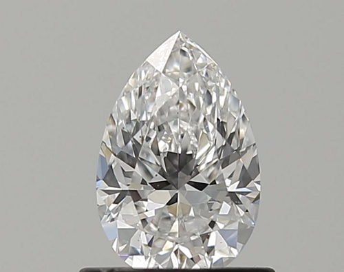 0.7 carat D-VS2 Natūralus Pear Deimantas (1)