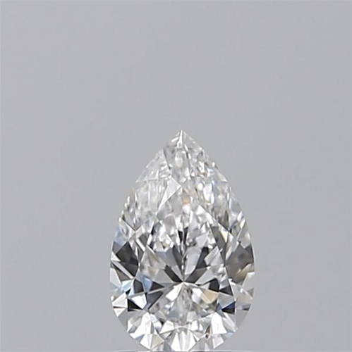 0.7 carat D-VVS1 Natūralus Pear Deimantas (1)