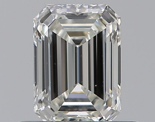 0.46 carat I-VS2 Natūralus Emerald Deimantas (1)