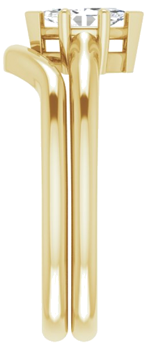 Sužadėtuvių Žiedas „V-End Prong“ 14k yellow gold Marquise 7mm x 3.5mm (9)