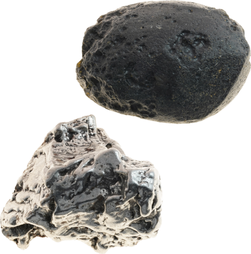 Meteorite Campo del Cielo - With Indochinite (1)