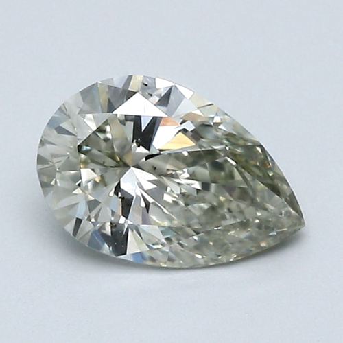 1.01 carat J-SI1 Natūralus Pear Deimantas (1)