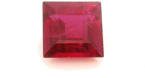 0.52 carat RED Square Rubinas (1)