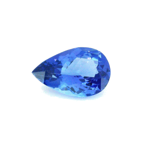 3.08 carat BLUE Pear Tanzanite (1)