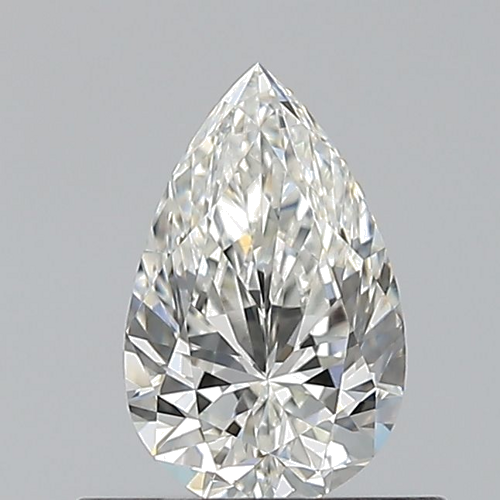 0.5 carat H-VS1 Natūralus Pear Deimantas (1)