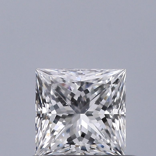 0.51 carat E-SI1 Natūralus Princess Deimantas (1)