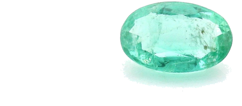 0.45 carat GREEN Oval Smaragdas (1)