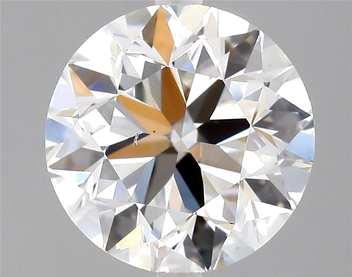 2.01 carat H-SI1 Very Good cut Natūralus Round Deimantas (1)