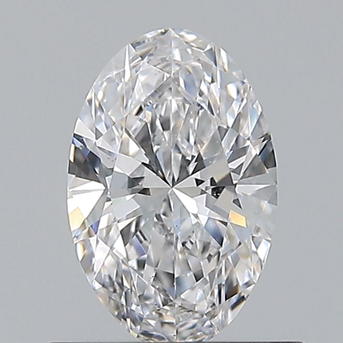 0.6 carat D-VS2 Natūralus Oval Deimantas (1)