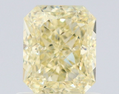 1.02 carat Fancy Light Yellow-VS1 Natūralus Radiant Deimantas (1)