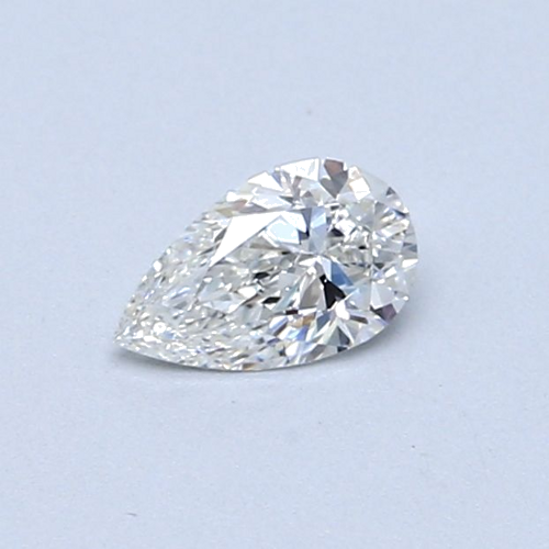 0.32 carat G-VS2 Natūralus Pear Deimantas (1)