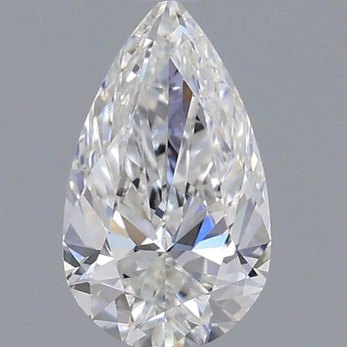 0.4 carat F-VS2 Natūralus Pear Deimantas (1)