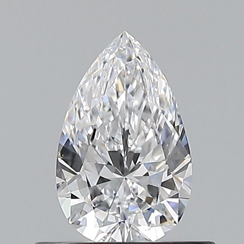 0.5 carat D-VS2 Natūralus Pear Deimantas (1)