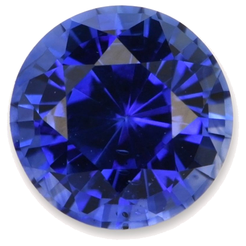0.68 carat BLUE Round Safyras (1)