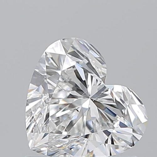 1.02 carat F-SI1 Natūralus Heart Deimantas (1)