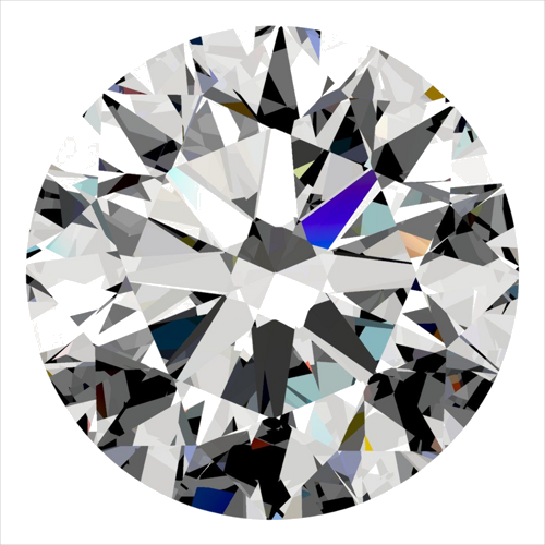 0.37 carat E-VVS2 Excellent cut Natūralus Round Deimantas (1)