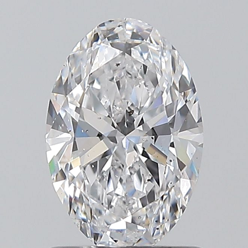 1.01 carat D-SI2 Natūralus Oval Deimantas (1)