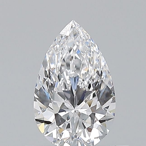 0.5 carat D-VS1 Natūralus Pear Deimantas (1)
