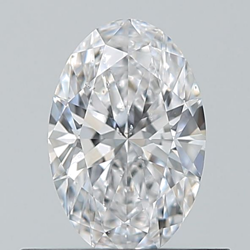 0.5 carat D-SI2 Natūralus Oval Deimantas (1)