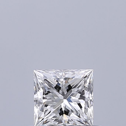 0.4 carat D-VVS1 Natūralus Princess Deimantas (1)