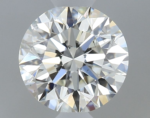 0.52 carat J-SI1 Excellent cut Natūralus Round Deimantas (1)