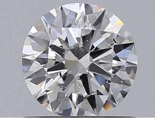 0.6 carat D-SI2 Excellent cut Natūralus Round Deimantas (1)