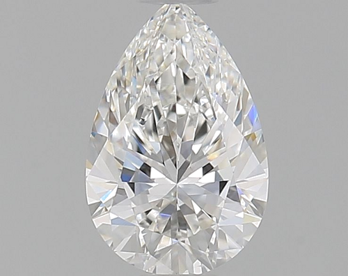 0.5 carat F-VS2 Natūralus Pear Deimantas (1)