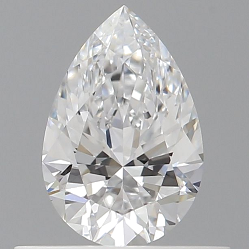 0.5 carat D-VS1 Natūralus Pear Deimantas (1)