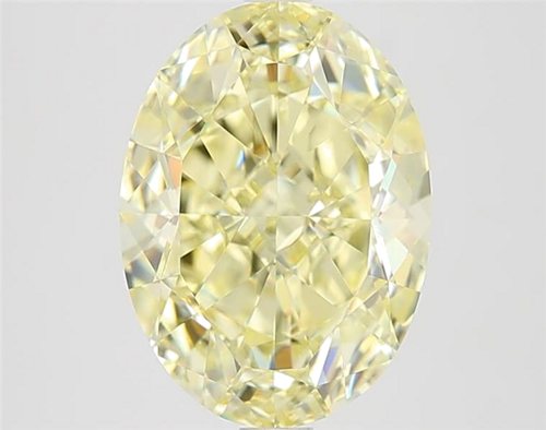 5.02 carat Fancy Yellow-IF Natūralus Oval Deimantas (1)