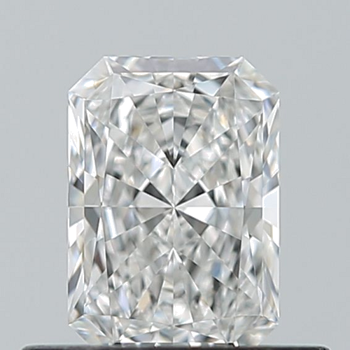 0.5 carat E-VVS2 Natūralus Radiant Deimantas (1)