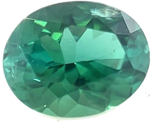 0.64 carat GREEN Oval Tourmaline (1)