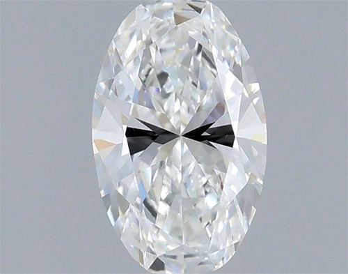 0.5 carat F-VVS2 Natūralus Oval Deimantas (1)