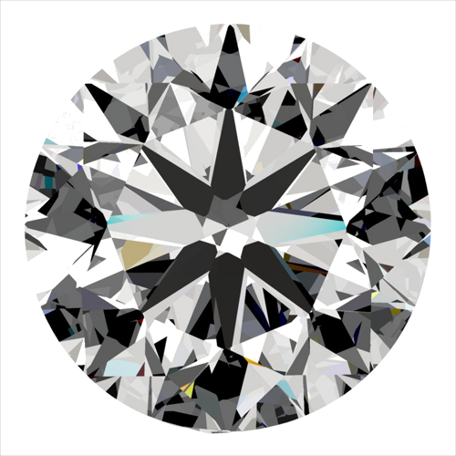0.3 carat G-VVS2 Very Good cut Natūralus Round Deimantas (1)
