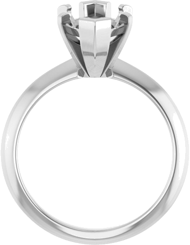 Sužadėtuvių Žiedas „Knife-Edge“ 14k white gold Marquise 14mm x 7mm (2)