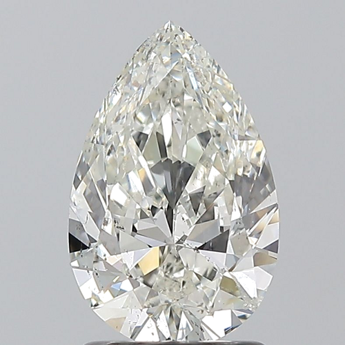 1.5 carat J-SI2 Natūralus Pear Deimantas (1)