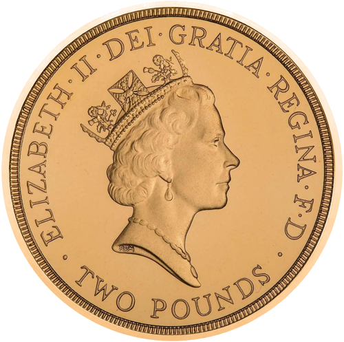 Dubultais suverēns Sadraudzības spēles Elizabete II 1986 zelta monēta (1)