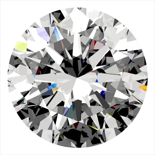 0.3 carat E-SI1 Very Good cut Natūralus Round Deimantas (1)