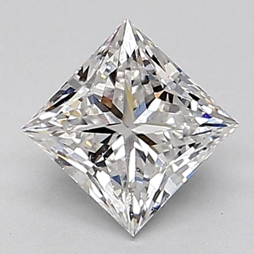 0.63 carat F-VS2 Natūralus Princess Deimantas (1)