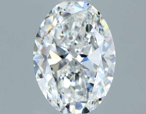 0.5 carat E-VS2 Natūralus Oval Deimantas (1)