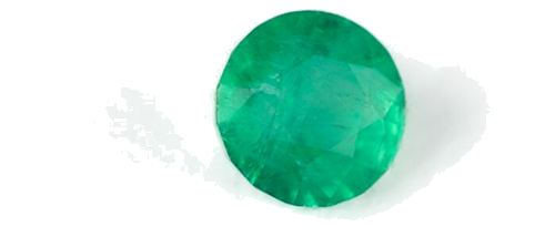 0.19 carat GREEN Round Smaragdas (1)