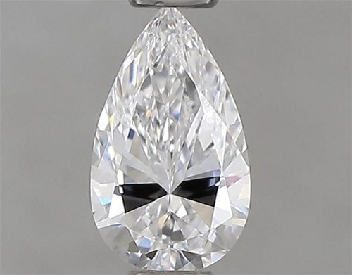 0.3 carat D-VS1 Natūralus Pear Deimantas (1)