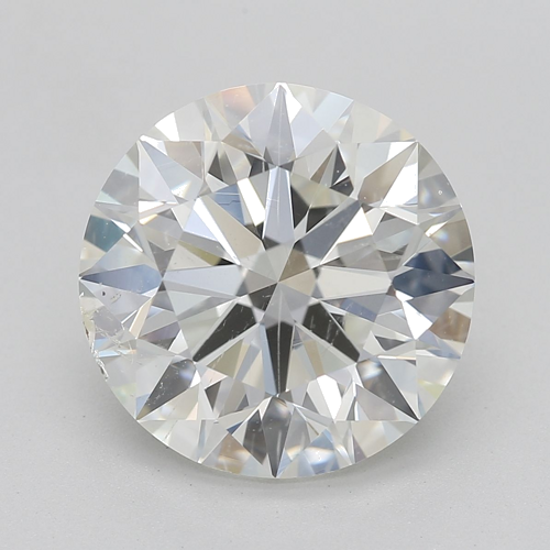 3.51 carat J-SI2 Excellent cut Natūralus Round Deimantas (1)