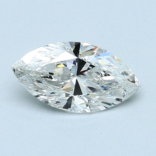 0.9 carat F-SI2 Natūralus Marquise Deimantas (1)