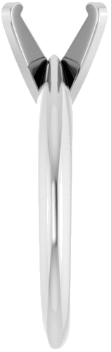 Sužadėtuvių Žiedas „Solitaire“ 14k white gold Round 8mm (4)