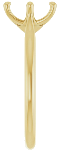 Sužadėtuvių Žiedas „Solitaire“ 14k yellow gold Oval 9mm x 7mm (4)