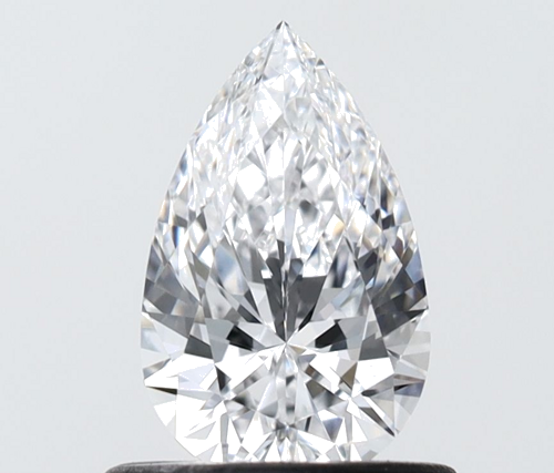 0.6 carat D-VVS1 Natūralus Pear Deimantas (1)